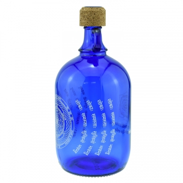 Láhev na vodu DEVI WATER kobaltově modrá - Sri Yantra 2 l