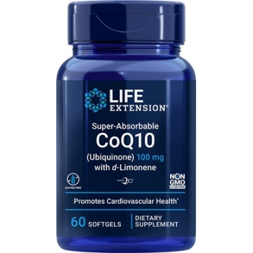 CoQ10 Super-Absorbable 100 mg LIFE EXTENSION®, 60 kapslí